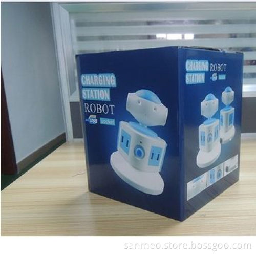 Intelligent Table, UK, Universal Stand Socket Adapter, Detachable Vertical Power. 1-4 Floors w/USB